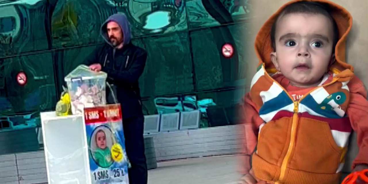 İnsanlıktan utandıran görüntüler! SMA’lı bebeğin yardım parası çalındı