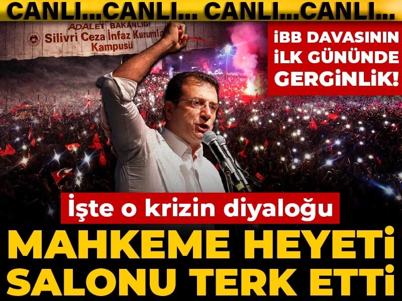 İBB davasında 355 gün sonra ilk duruşma günü: Heyet salonu terk etti