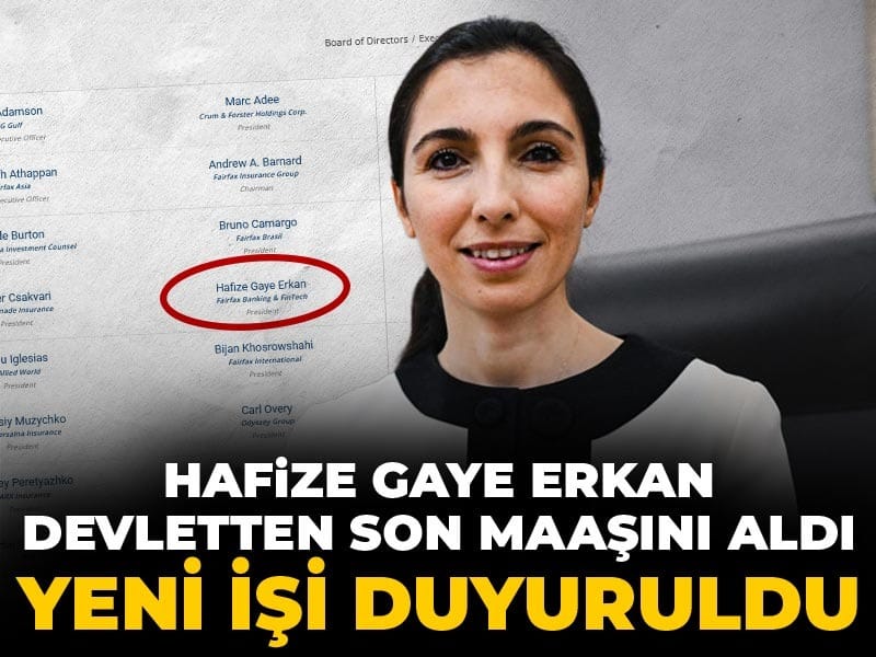 Hafize Gaye Erkan devletten son maaşını aldı, yeni işi duyuruldu