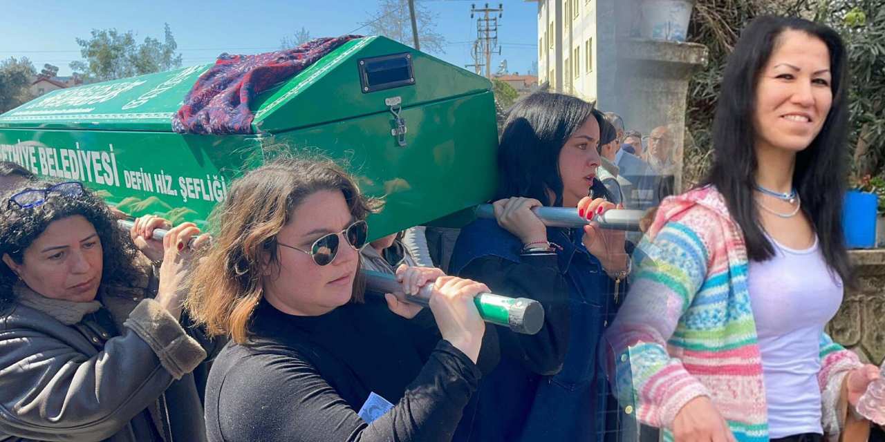 8 Mart'ta katledilen Sermin'in tabutuna kadınlar omuz verdi!