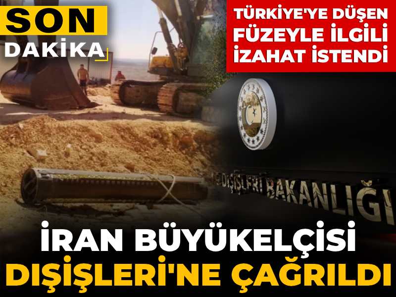 İran Büyükelçisi Dışişlerine çağrıldı