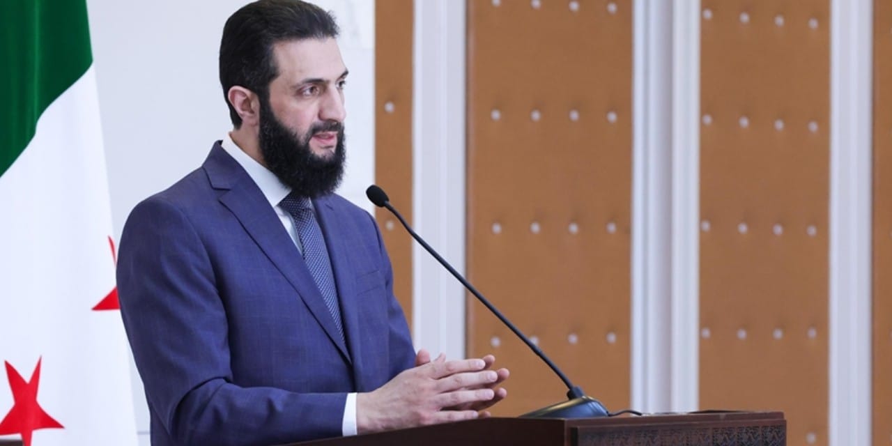 Şara'dan Lübnan'a destek İran'a kınama