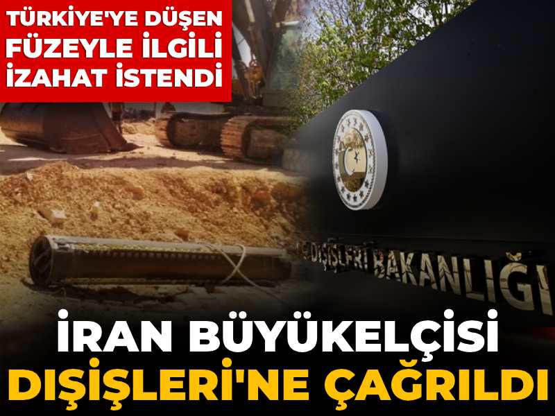 İran Büyükelçisi Dışişlerine çağrıldı