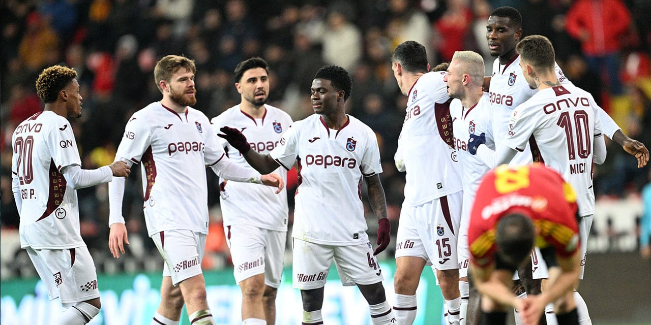 Trabzonspor seriyi devam ettiriyor