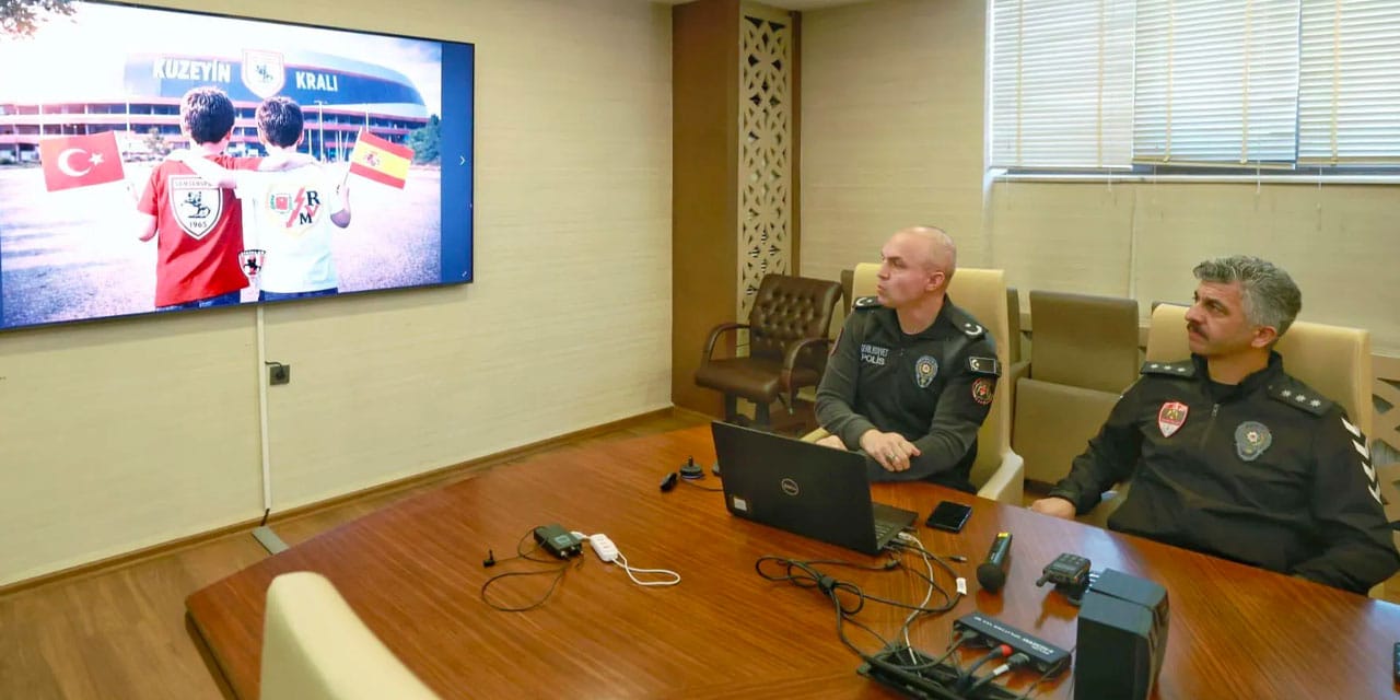 Samsun'da Rayo Vallecano önlemi