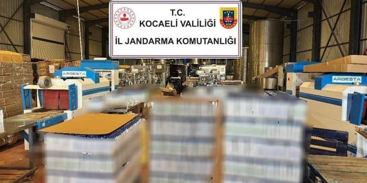 Kocaeli'de 40 milyon TL'lik sahte şampuan baskını