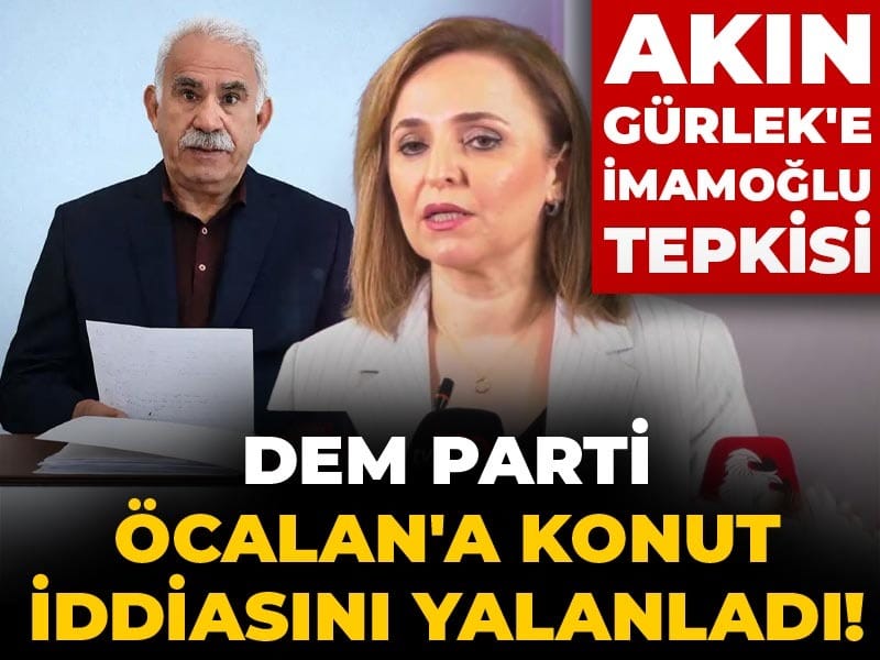 Son dakika | DEM Parti 'Öcalan'a İmralı'da özel konut' iddialarını yanıtladı