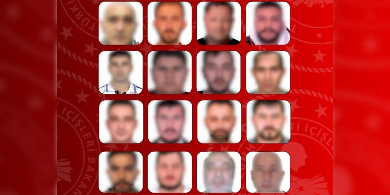 Kırmızı bültenle aranan 13 kişi yakalandı
