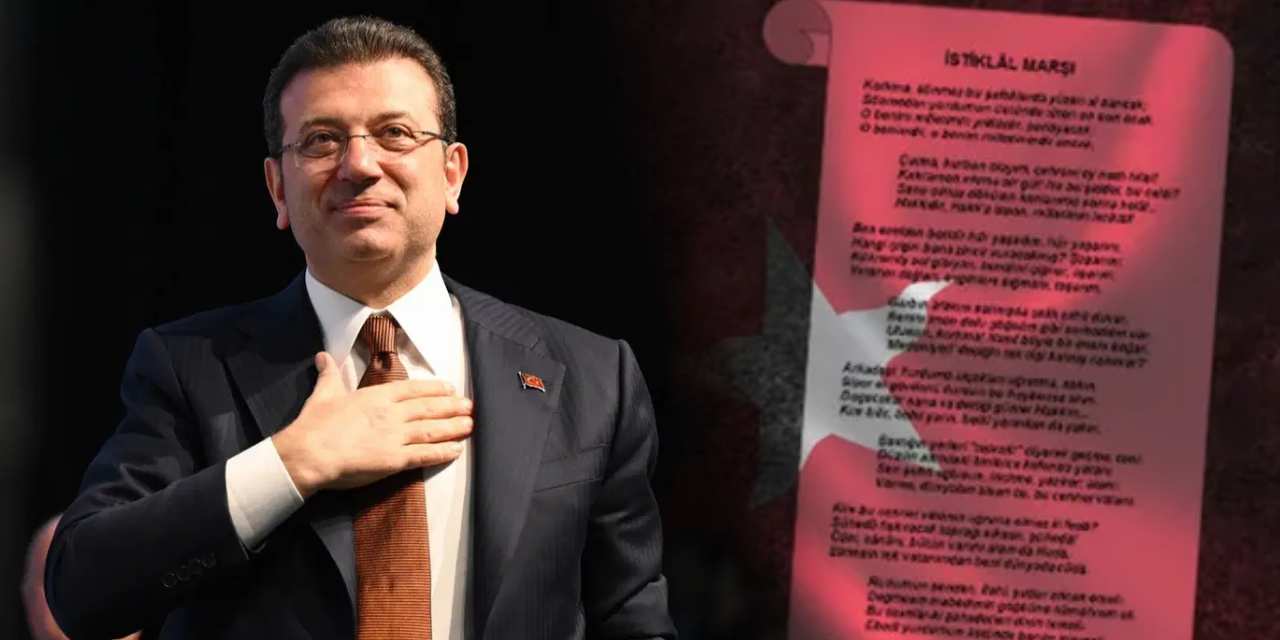 İmamoğlu'ndan İstiklal Marşı mesajı!