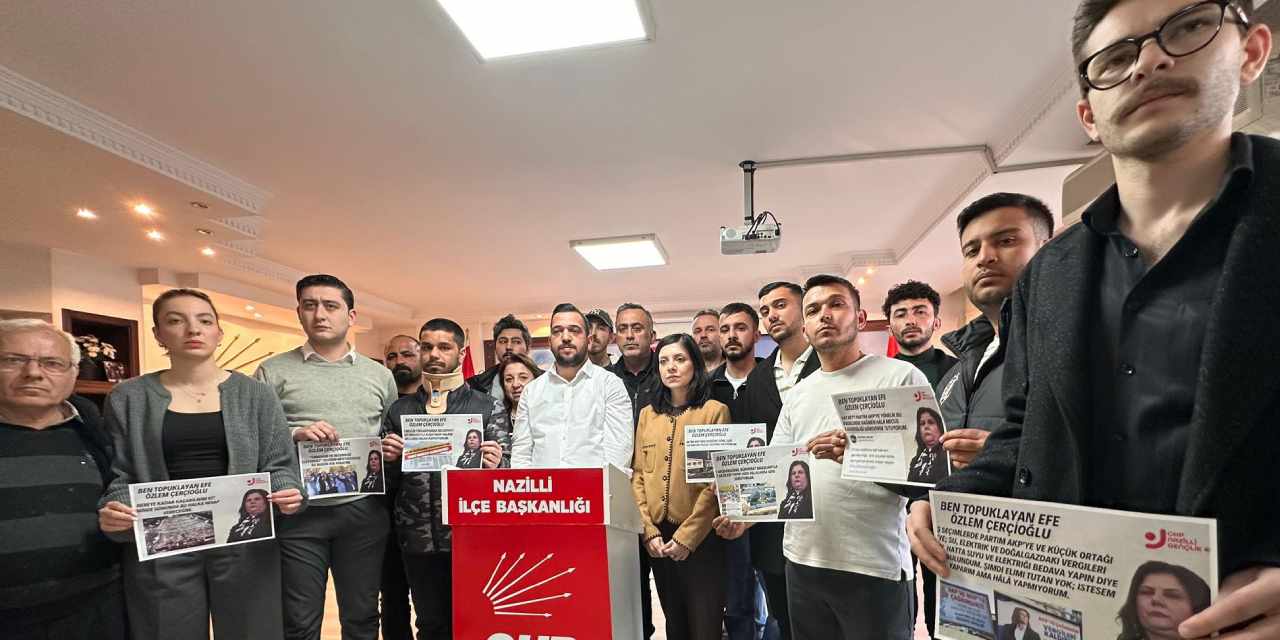 Aydın'da 'Çercioğlu' afişlerine soruşturma: CHP İlçe Gençlik Kolları Başkanı ve 3 yönetici gözaltında!