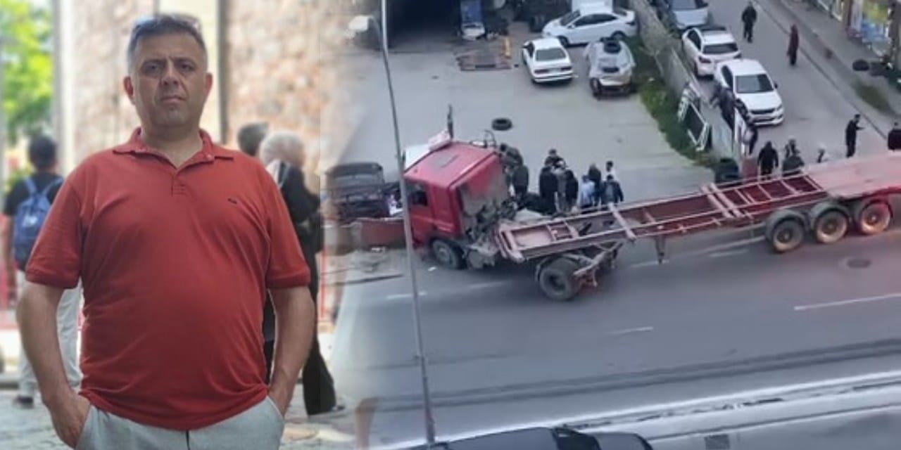 Kaldırımda yürürken TIR'ın altında kalarak can verdi!