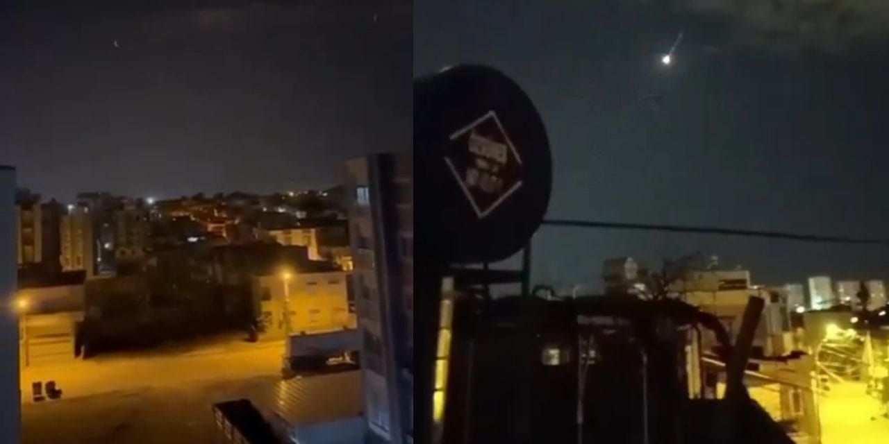 Adana ve Batman’da alarm! Sosyal medyada füze görüntüleri yayınlandı… Resmi açıklama bekleniyor