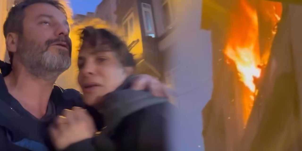 Oyuncu Umut Özkan ve eşinin yangın paniği! O anları paylaştı