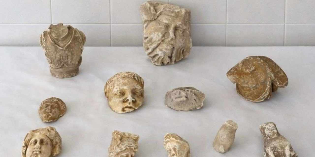 Evlerinden Roma heykeli çıktı! Denizli'de ele geçirilen 11 eser koruma altında!