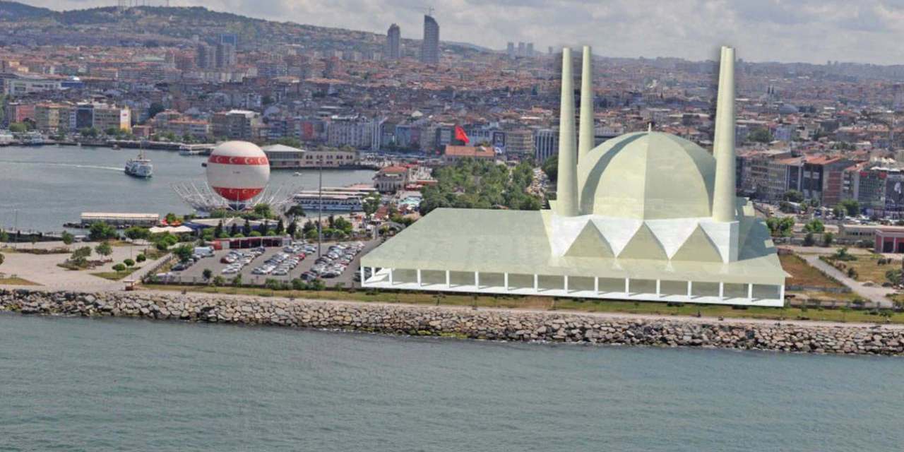 Kadıköy sahildeki dev otopark kullanıma kapatıldı! Cami inşa edilecek