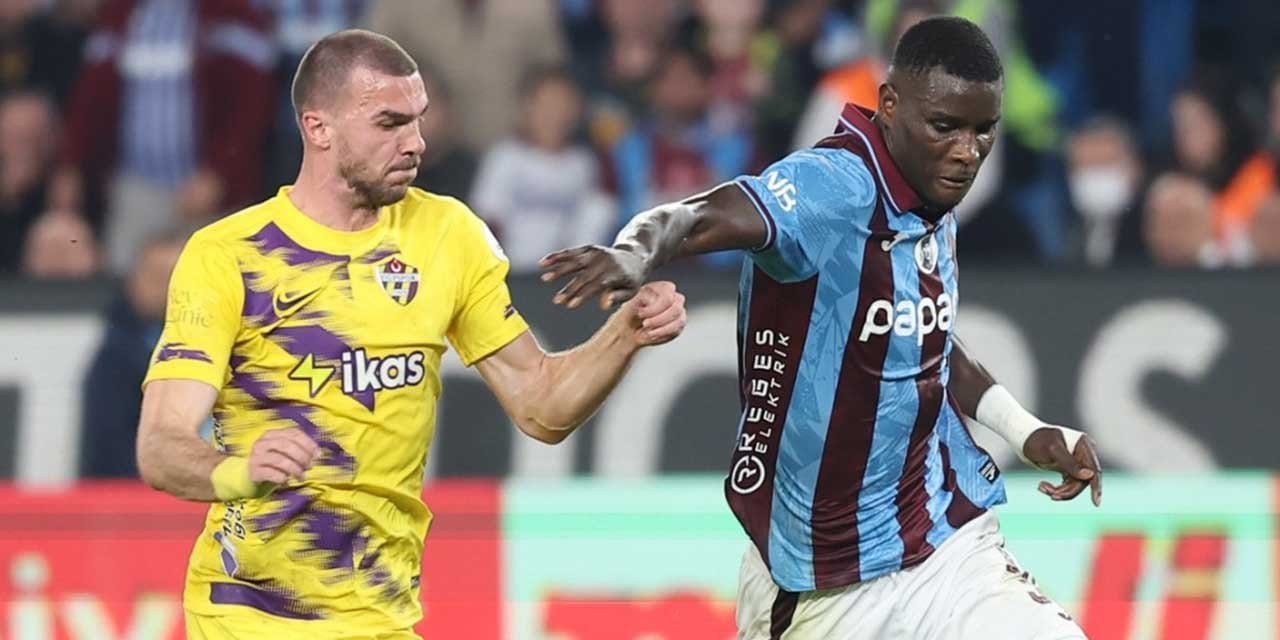 Trabzonspor burun farkıyla önde