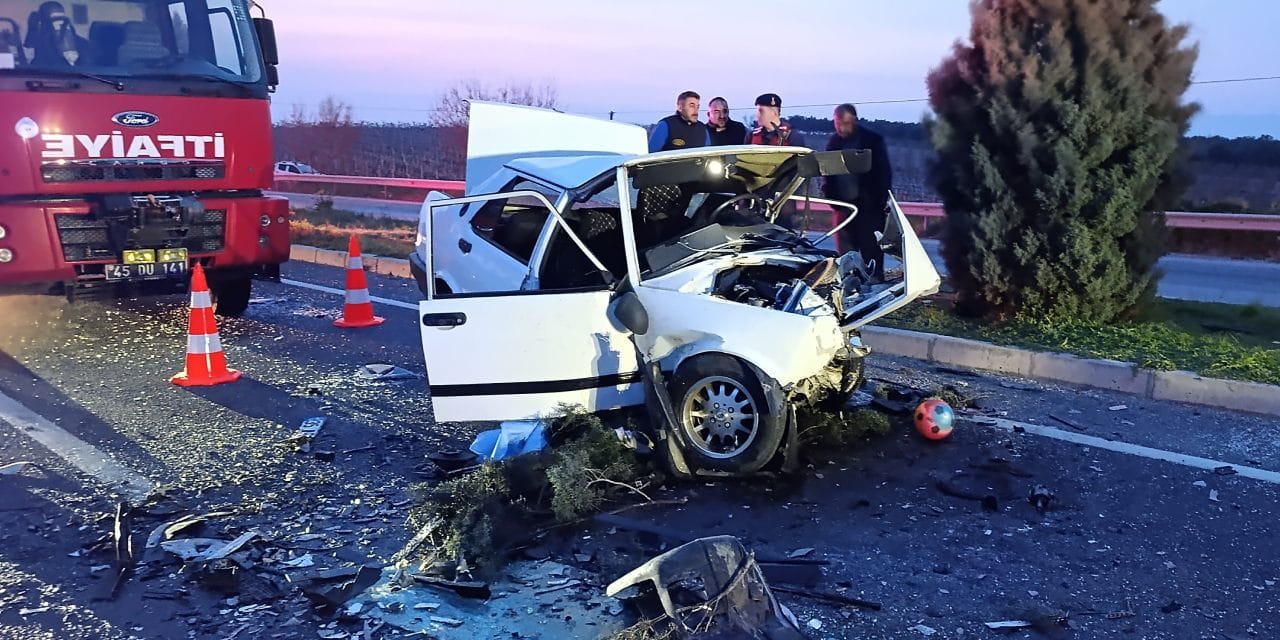 Manisa'da katliam gibi kaza: 2 kişi öldü 5 kişi yaralandı