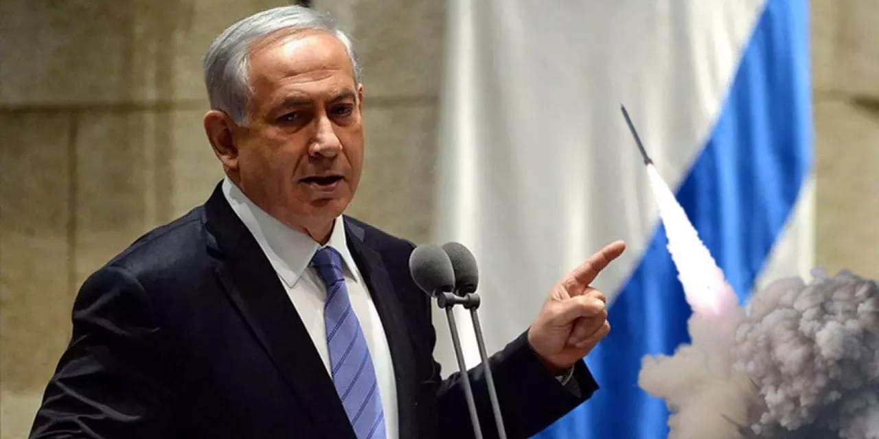 Netanyahu basın toplantısındayken: İran'dan İsrail'e füze