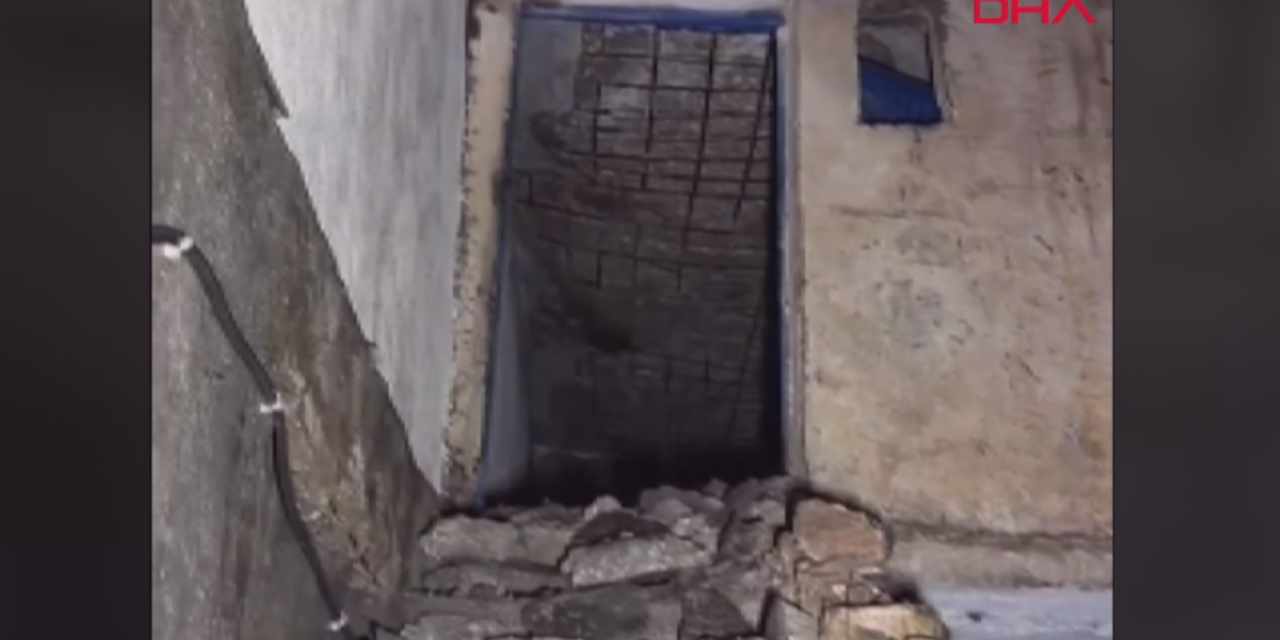 Mardin'de sağanak sonrası ev çöktü: Anne ve oğlu ölümden döndü