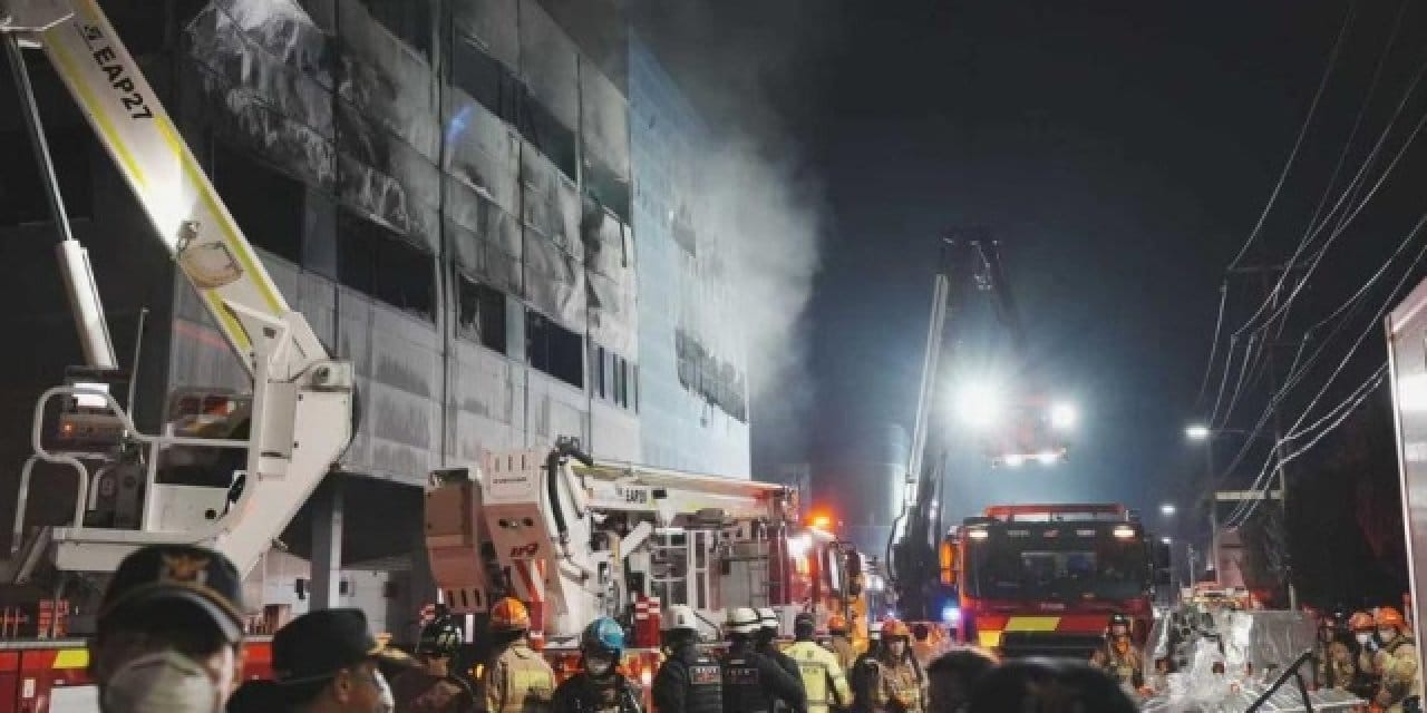 Otomobil devlerine üretim yapan fabrikada yangın: 10 ölü 59 yaralı