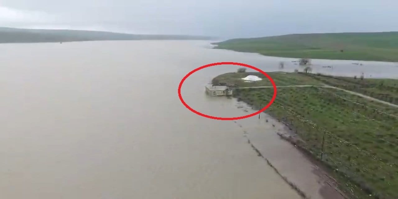 Tarım arazileri sulara gömüldü! Selin boyutu havadan görüntülendi