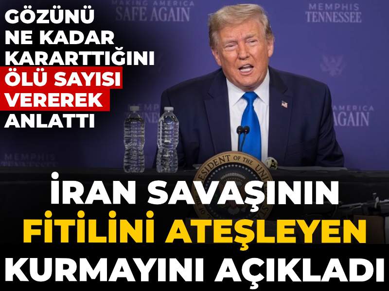 Trump İran savaşının fitilini ateşleyen kurmayını açıkladı: Gözünü ne kadar kararttığını ölü sayısı vererek anlattı