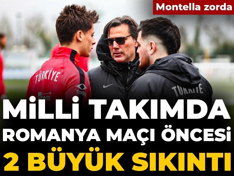 Romanya maçı öncesi Milli takımda 2 büyük tehlike