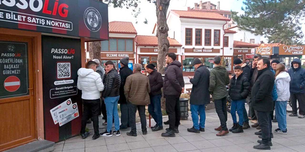 Çorum sokaklarında 8 gün önceden kuyruklar oluştu