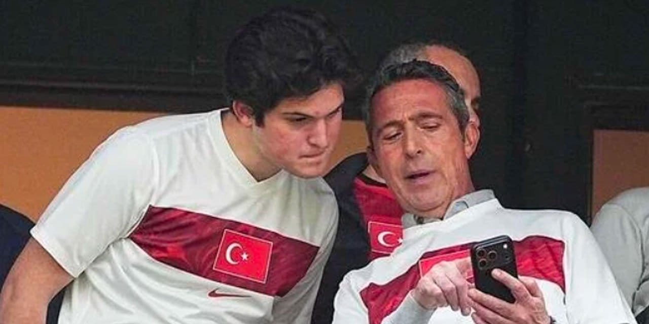 Ali Koç milli maç için İnönü'ye geldi