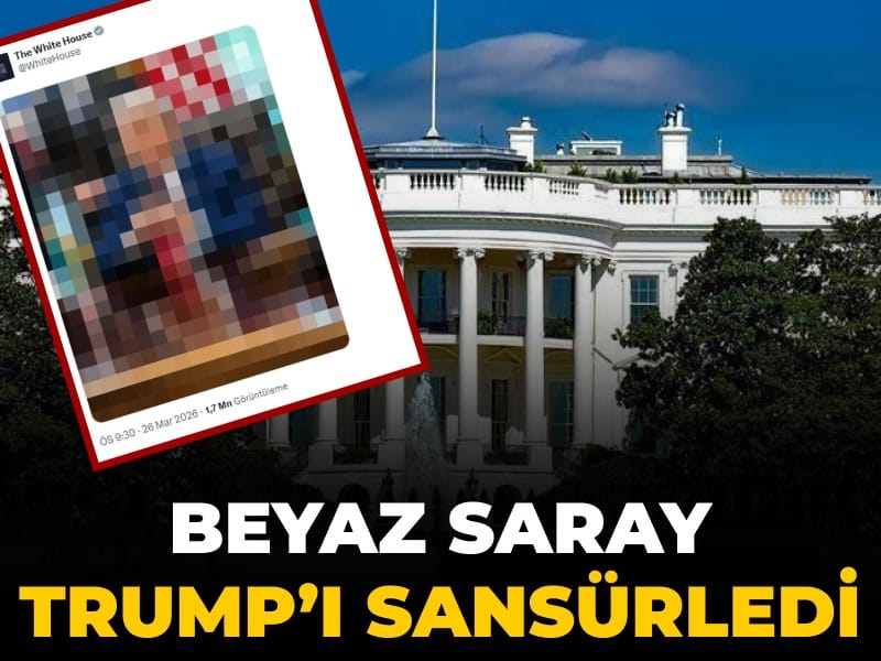 Beyaz Saray Trump’ı sansürledi