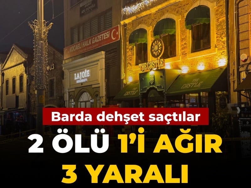 Barda dehşet saçtılar: 2 ölü 1'i ağır 3 yaralı