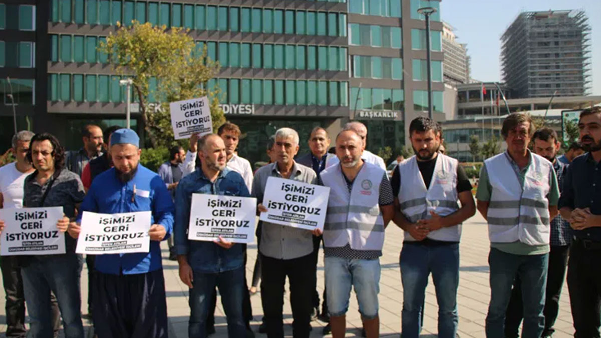AKP'li Üsküdar Belediyesi'den işten çıkarılan işçiler: 18 yıl AKP'de çalıştık reva mı bu