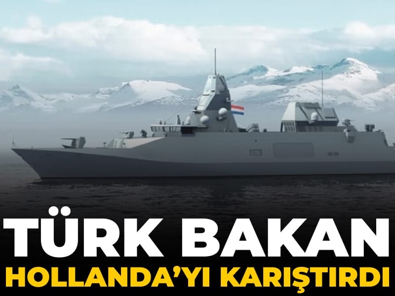 Türk Bakan Hollanda'yı karıştırdı