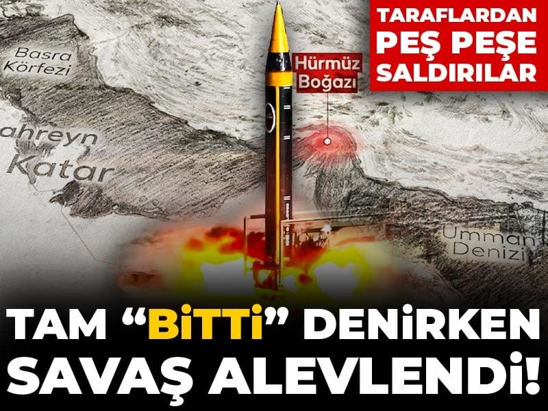Son dakika | Tam “bitti” denirken savaş alevlendi! Taraflardan peş peşe saldırılar