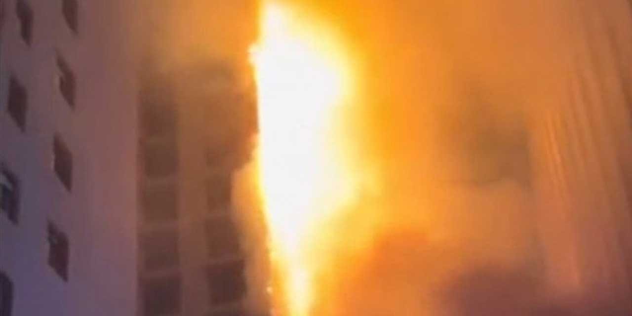 Çin'de yüksek katlı binada yangın çıktı: 3 ölü, 23 yaralı