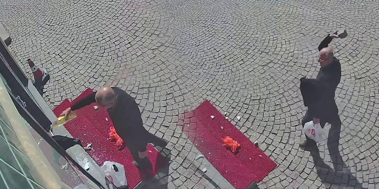 Eczanenin camını kırıp ayçiçeği yağı ile yakmaya çalıştı! Saldırgan serbest bırakıldı