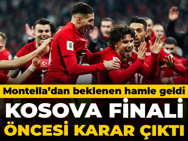 Kosova maçı öncesi milli takımda karar verildi: Kulübeye dönüyor