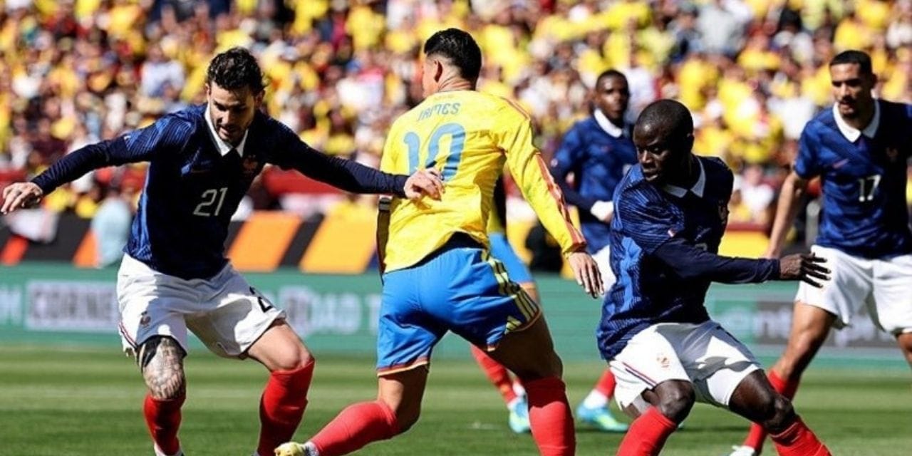 Kante Davinson Sanchez'e karşı: Fransa Kolombiya kapıştı