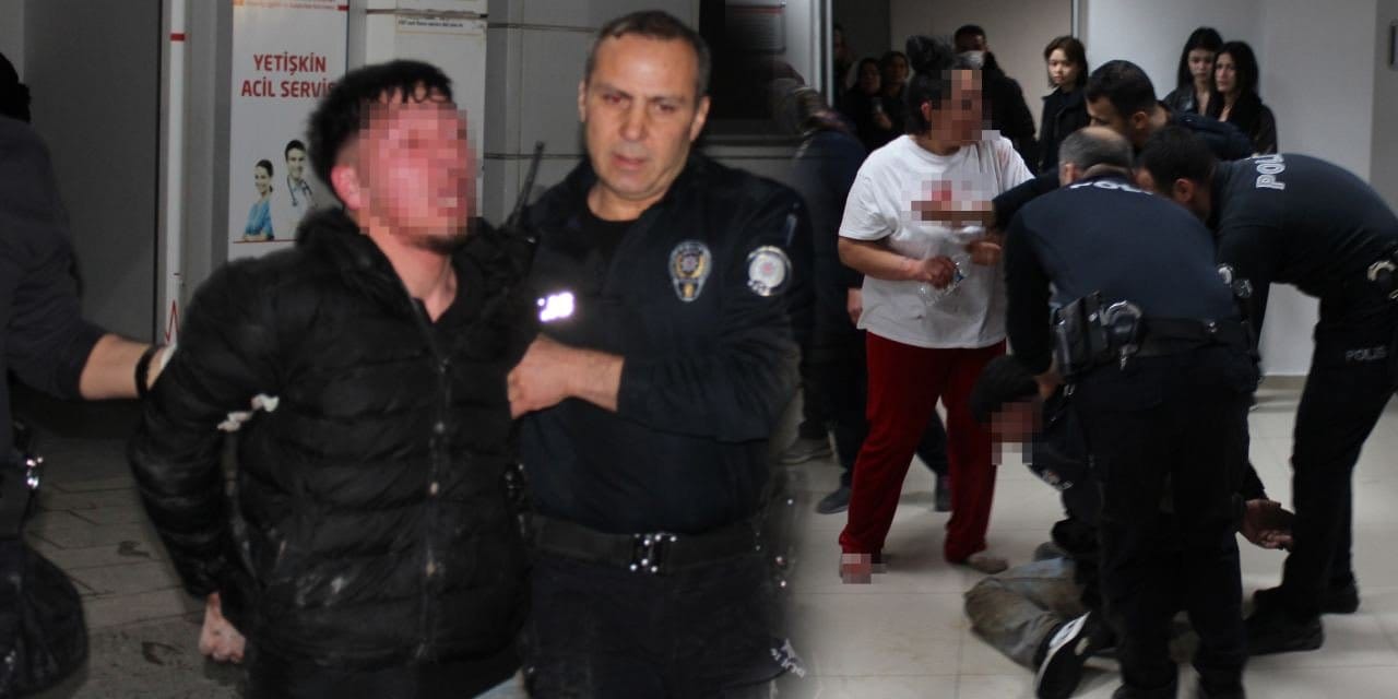Aksaray'da kanlı gece! Annesinin sevgilisini bıçakladı hızını alamayıp ambulansı ve polisi hedef aldı