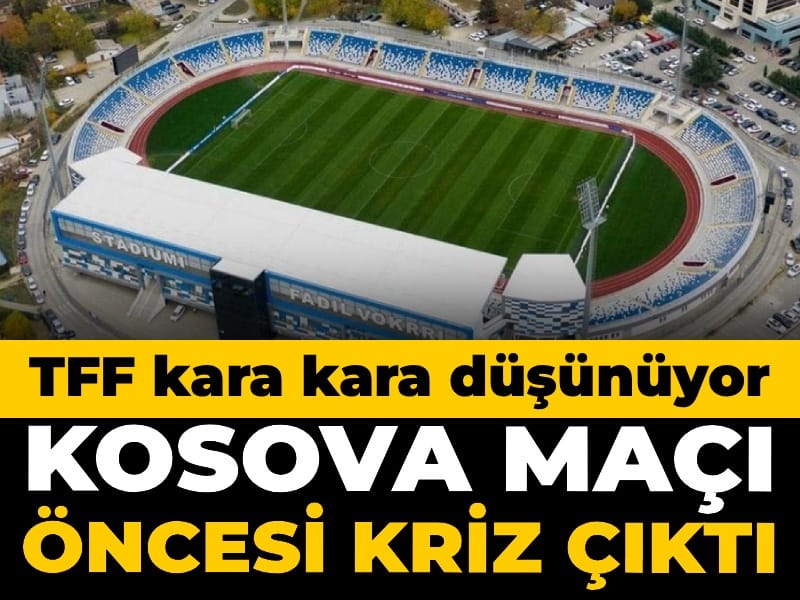 Milli maç öncesi kriz çıktı: TFF kara kara düşünüyor