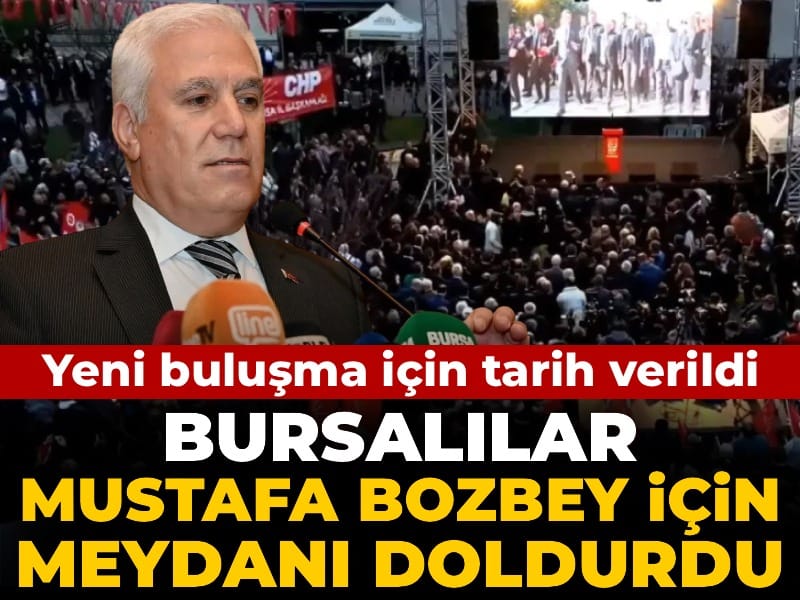 Bursa'da Bozbey nöbeti! Yurttaşlar belediye binası önünde toplandı