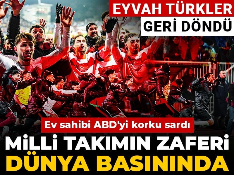 Eyvah Türkler geri döndü: Ev sahibi ABD'yi korku sardı