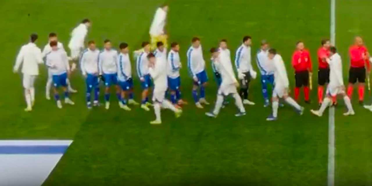 İsrail'e büyük şok: Milli maçta çok konuşulan görüntü