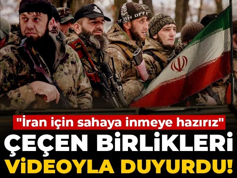 Çeçen birlikleri videoyla duyurdu! "İran için sahaya inmeye hazırız"
