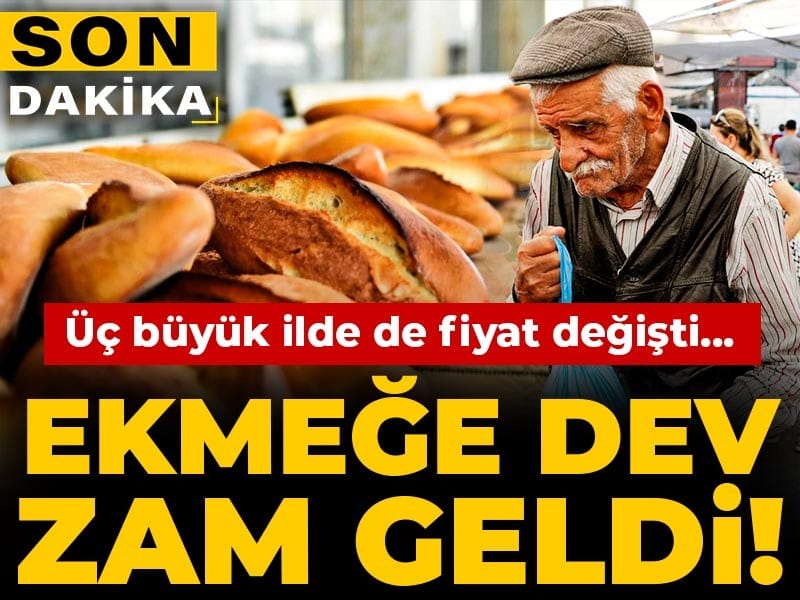 Ekmeğe dev zam geldi! Üç büyük ilde de fiyat değişti... Fırıncılar başkanı duyurdu
