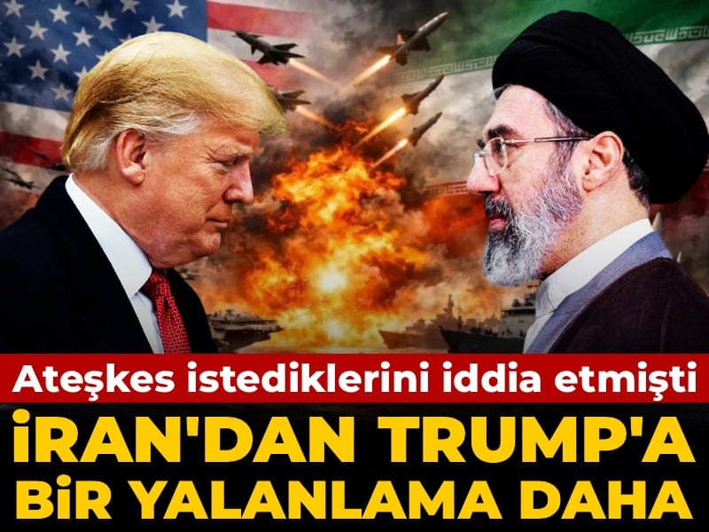 İran'dan Trump'a bir yalanlama daha: Ateşkes istediklerini iddia etmişti