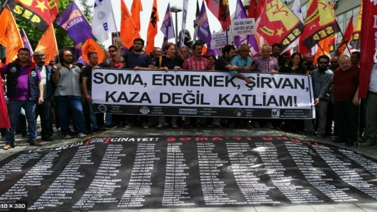 Soma madencilerinin Ankara yürüyüşüne yasak! Her madenci için 1 kilometre yürüyeceklerdi... 