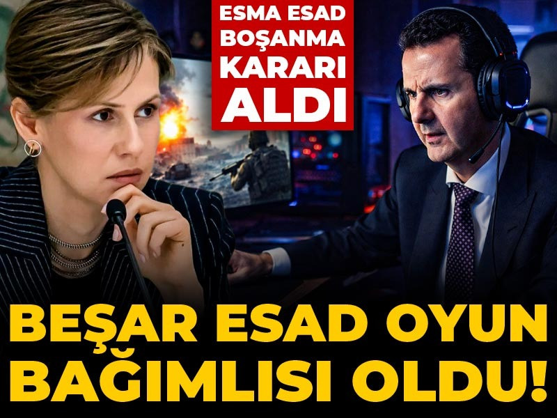 Beşar Esad oyun bağımlısı oldu! Esma Esad boşanma kararı aldı