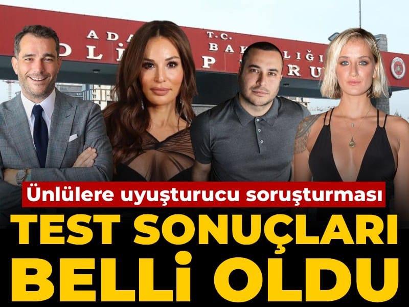 Son Dakika | Ünlülerin uyuşturucu test sonuçları belli oldu