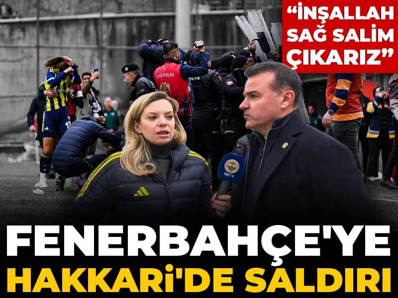 Fenerbahçe'den saldırı açıklaması: İnşallah buradan sağ salim çıkarız